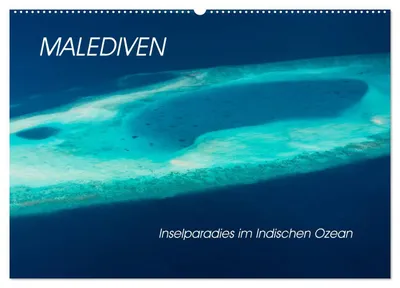 Produktbild von Malediven - Inselparadies im Indischen Ozean (Wandkalender 2027 DIN A2 quer), CALVENDO Monatskalender