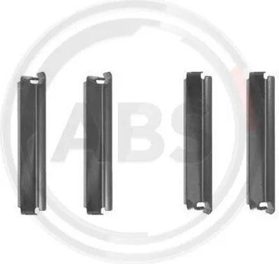 Produktbild von A.B.S. 1066Q Zubehörsatz Scheibenbremsbelag Vorne für NISSAN MICRA I (K10)