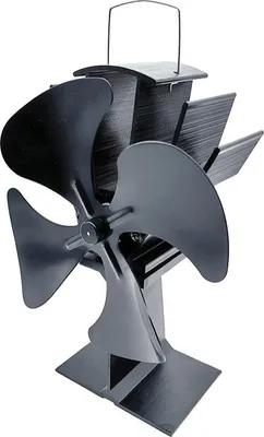 Produktbild von Rowi Ofenventilator stromlos 22 x 16 x 9 cm schwarz