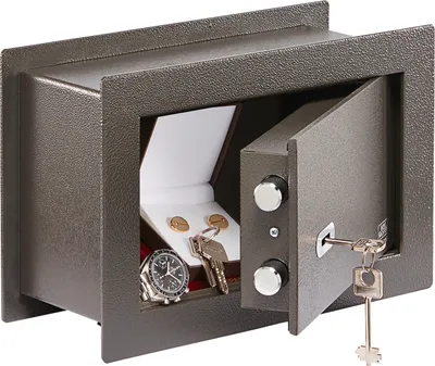 Produktbild von BURG-WÄCHTER Wandtresor PointSafe PW 2 S mit Schlüssel, zum Einmauern
