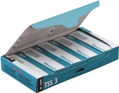 Produktbild von Tondeo TSS 3 Kabinett-Klingen (lang), 10 Päckchen a 10 Klingen = 100 Klingen