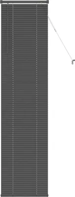 Obrázek produktu pro vidaXL, žaluzie ve stylu Benátek, stříbrně šedá, rozměry 213 x 40 cm, profil 25 mm, PVC