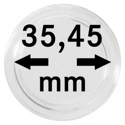 Produktbild von Lindner S22703545P Münzkapseln 35.45 mm-10er Pack