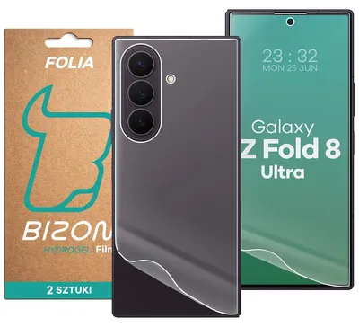 Produktbild von 2x Hydrogel Folie für Display und Rückseite Bizon Film Hydrogel Pack für Galaxy Z Fold8 Ultra
