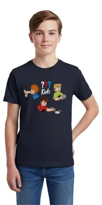 Produktbild von Spreadshirt Die Drei Fragezeichen Kids Detektive Teenager Premium T-Shirt, 158/164 (12 Jahre), Navy
