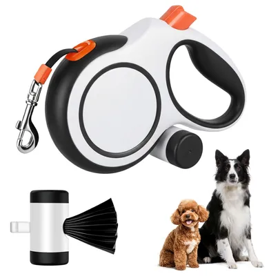Produktbild von Ecofocet Hundeleine 8m, Robuste Rollleine für Hunde bis 50kg/110lbs