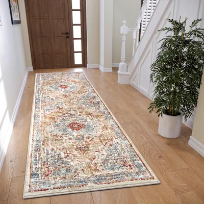 Obrázek produktu pro 80x240 cm Kusový koberec Luxor 105645 Strozzi Red Multicolor