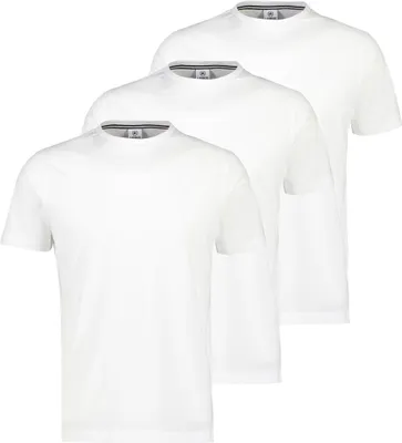 Produktbild von LERROS 3er Pack Basic T-Shirt Angenehmes weiches Material, Bequemer Schnitt, Vielseitig kombinierbar Alltag