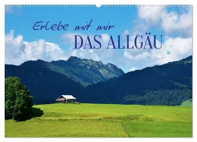Produktbild von Erlebe mit mir das Allgäu (Wandkalender 2027 DIN A2 quer), CALVENDO Monatskalender