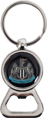 Image de Newcastle United FC - Porte-clés avec ouvre-bouteille TA13271 (taille unique) (Noir/Argent)