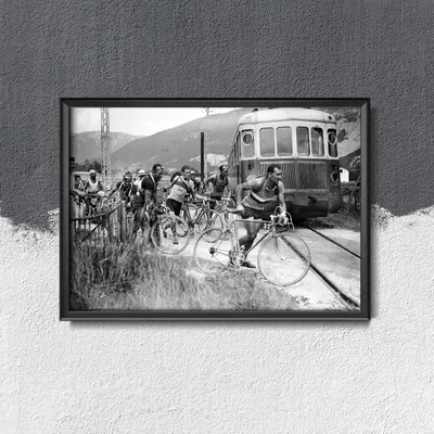 Produktbild von Poster - Canvas - Leinwand - 59,4 cm x 42 cm - Tour de France Roger Lapébie