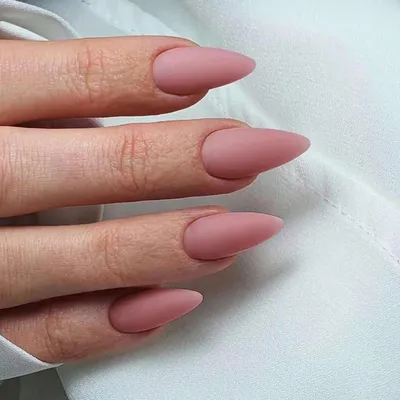 Productafbeelding van Kunstnagels, amandelvorm, mat, perzikroze, 24 stuks