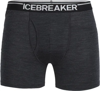 Produktbild von Icebreaker Anatomica With Fly Merino Boxershorts Grau M Herren Grau M