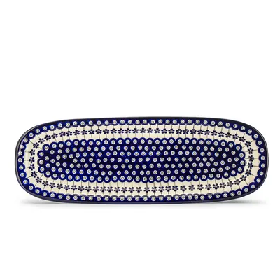 Produktbild von Bunzlauer Keramik SERVIERPLATTE Servierschale Servierteller 49x16,5 cm 166A