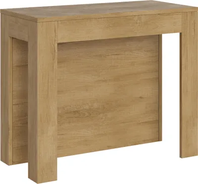 Immagine prodotto di ITYHOME - Consolle allungabile 90x42/290 cm Cayman quercia natura allunghe interne