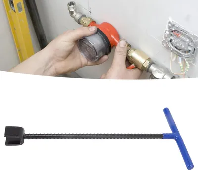 Produktbild von Multifunktions-Wasserzählerschlüssel aus robustem Stahl mit 4-Wege-Werkzeug für Ventile