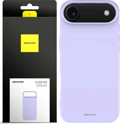Productafbeelding van Spacecase siliconen hoesje voor iPhone 17 Air, kleur: paars