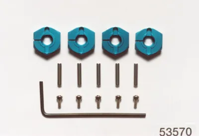 Produktbild von Tamiya RADMITNEHMER ALU 4mm