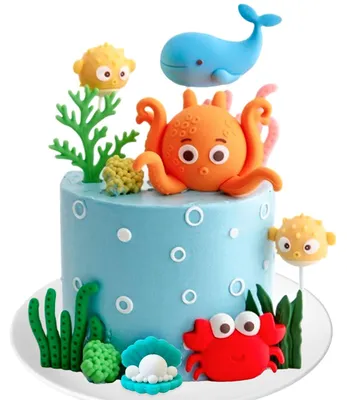 Imagen del producto de Decoraciones para tartas de animales para cumpleaños