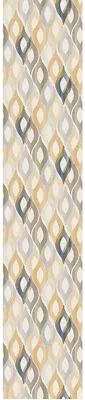 Produktbild von Vorgekleisterte Vliestapete – ABSTRAKTES RETRO-RAUTENMUSTER – 1 Rolle à 300 x 60 cm