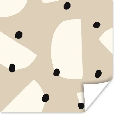 Produktbild von MuchoWow® Poster Pastell - Abstrakt - Design 100x100 cm - Babyzimmer