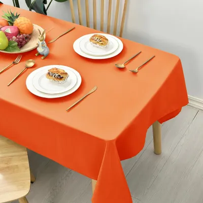 Productafbeelding van Buitenhoes, weerbestendig, afwasbaar, oranje, 130x160 cm, rechthoekig