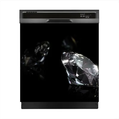 Produktbild von Aufkleber sticker 60x60 cm Dekorative folie Spülmaschine - Diamanten Edelsteine