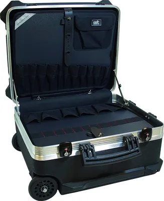 Produktbild von Promat Schalenkoffer rollbar 470x390x300mm Tragfähigkeit 40kg stapelbar