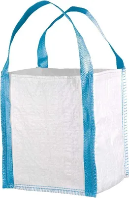 Produktbild von Mini BIG BAG 40x40x45 300 KG Gartenabfallsack Gartensack Home Big Bags weiß grün Weiß 1