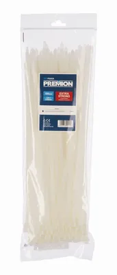 Immagine prodotto di PREMION PREP00038 - Nastri di serraggio bianchi 7,6 x 370 mm 100 pz