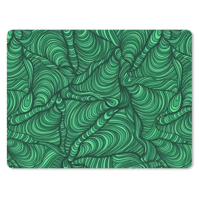 Produktbild von MuchoWow® Mauspad Mousepad Grün - Muster - Sommer 23x19 cm - Mousepads - Maus Mat - Pad - Mausunterlage - Schreibtischunterlage - Mauspad