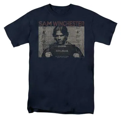Produktbild von Supernatural - T-Shirt für Herren/Damen Uni TV37648 (XL) (Marine)