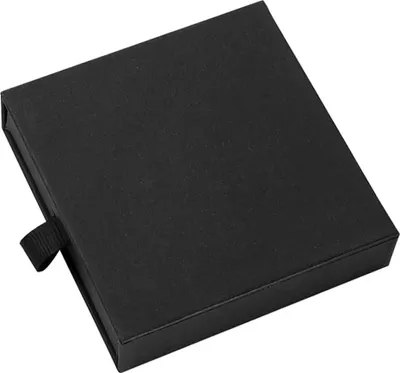Produktbild von 2er-Set Schmuckgeschenkboxen, Armband-Geschenkboxen, Halsketten-Ohrring-Armband-Organizer-Boxen aus Kraftpapier, quadratische Geschenkboxen für Schmuck (Schwarz)