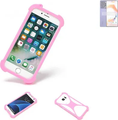 Produktbild von K-S-Trade Handy Hülle kompatibel mit UMIDIGI A15 Pro 5G Schutz Hülle Bumper Silikon Schutz Hülle Cover Case Silikoncase Silikonbumper TPU Softcase