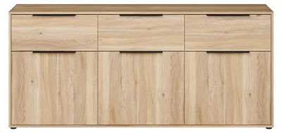 Productafbeelding van Furniture24 Dressoir, 182,6 x 81,7 x 41,4 cm. Kommode Orkney, model Okyk232-D108, eikenhout, kleur Mauvella