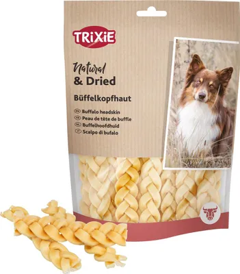 Produktbild von Trixie Hundesnack Büffelkopfhaut 200 g