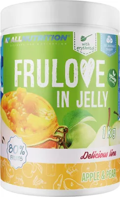 Produktbild von ALLNUTRITION FRULOVE In Jelly Apple & Pear 1000g Marmelade Früchte Birne