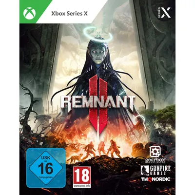 The cover art for the video game Remnant 2 on Xbox Series X.