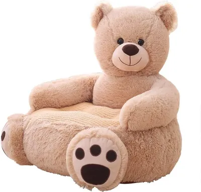 Productafbeelding van Kinderfauteuil met Wit Beer Ontwerp voor Kinderen
