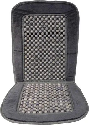 Produktbild von CARPOINT 0323219 Universal Auto Sitzbezüge Baumwolle Holz Schwarz/Grau