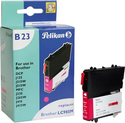 Produktbild von Pelikan LC985m, Magenta, Tinte auf Pigmentbasis, 1 Stück(e)