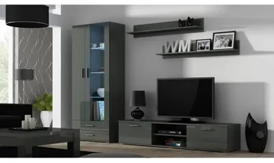 Produktbild von Cama SOHO POL SZ, Schweberegal, Wandverteiler, Partikelbord, Grau, Universal, 10 kg