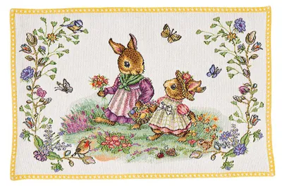 Image de Villeroy & Boch, collection "Spring Fantasy", sous-plat "Gobelin", motif "Prairie fleurie", référence 1486446124, code EAN 4003686410510