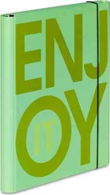 Produktbild von Dokumentenmappe "ENJOY IT" / Heftbox / A4 / Farbe: mint