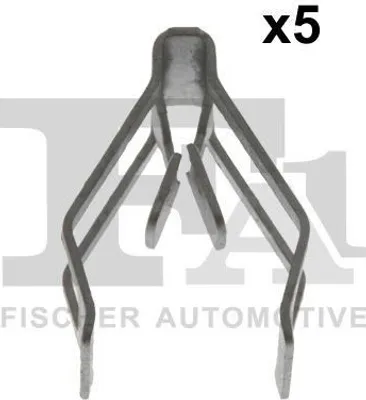 Obrázok produktu pre 5x FA1 Clip ozdobná / ochranná lišta 11-40124.5 pre AUDI A3 Sportback (8PA) 17 mm