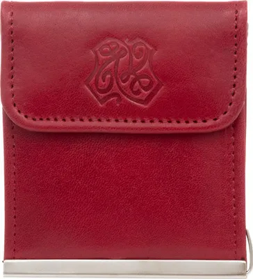 Image de Porte-monnaie Herren Leder Geldklammer Kaletnik Jantar Rot