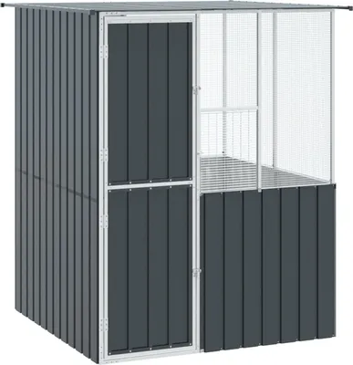 Produktbild von Möbel Vogelkäfig Anthrazit 215x78x200 cm Verzinkter Stahl - Vogelkäfige 3325168