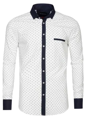 Immagine prodotto di Di Selentino - Camicia da uomo "Saint Tropez", vestibilità slim NA305 (129,54 cm) (ecru)
