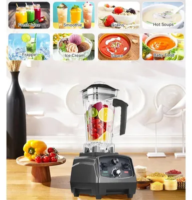 Obrázek produktu pro Mixér – Mixér na smoothie – Příslušenství pro přípravu smoothie – Kuchyňský robot – 2200 W – s časovačem – odměrná nádoba o objemu 2 litry, bez BPA