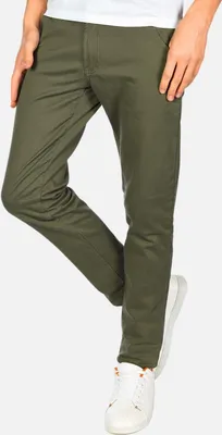 Produktbild von BEZLIT Jungen Chino Thermo Stoffhose mit verstellbaren Bund Olivegrün 104